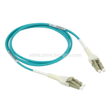 OM3/OM4 LC-LC Duplex Fiber Patch Cables with Unitboot